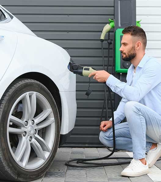 Зарядка электромобиля